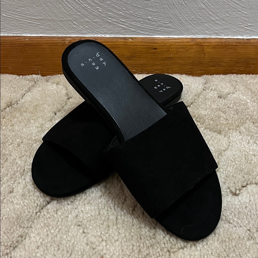 Target Black Slide Sandals